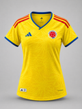 CAMISETA DE MUJER COLOMBIA LOCAL VERSION JUGADOR 2026