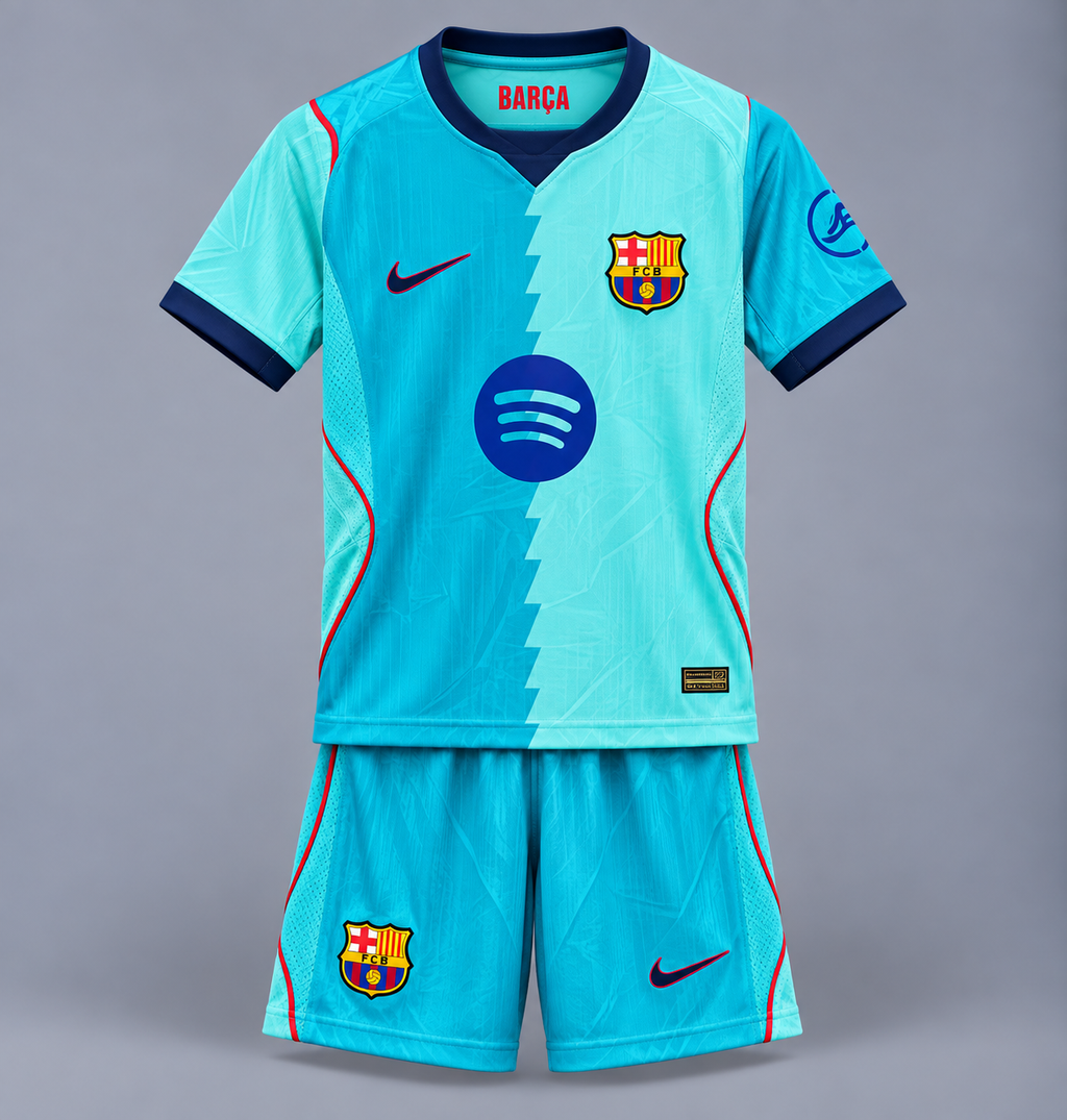 UNIFORME ADULTO BARCELONA TERCERA EQUIPACION 2026