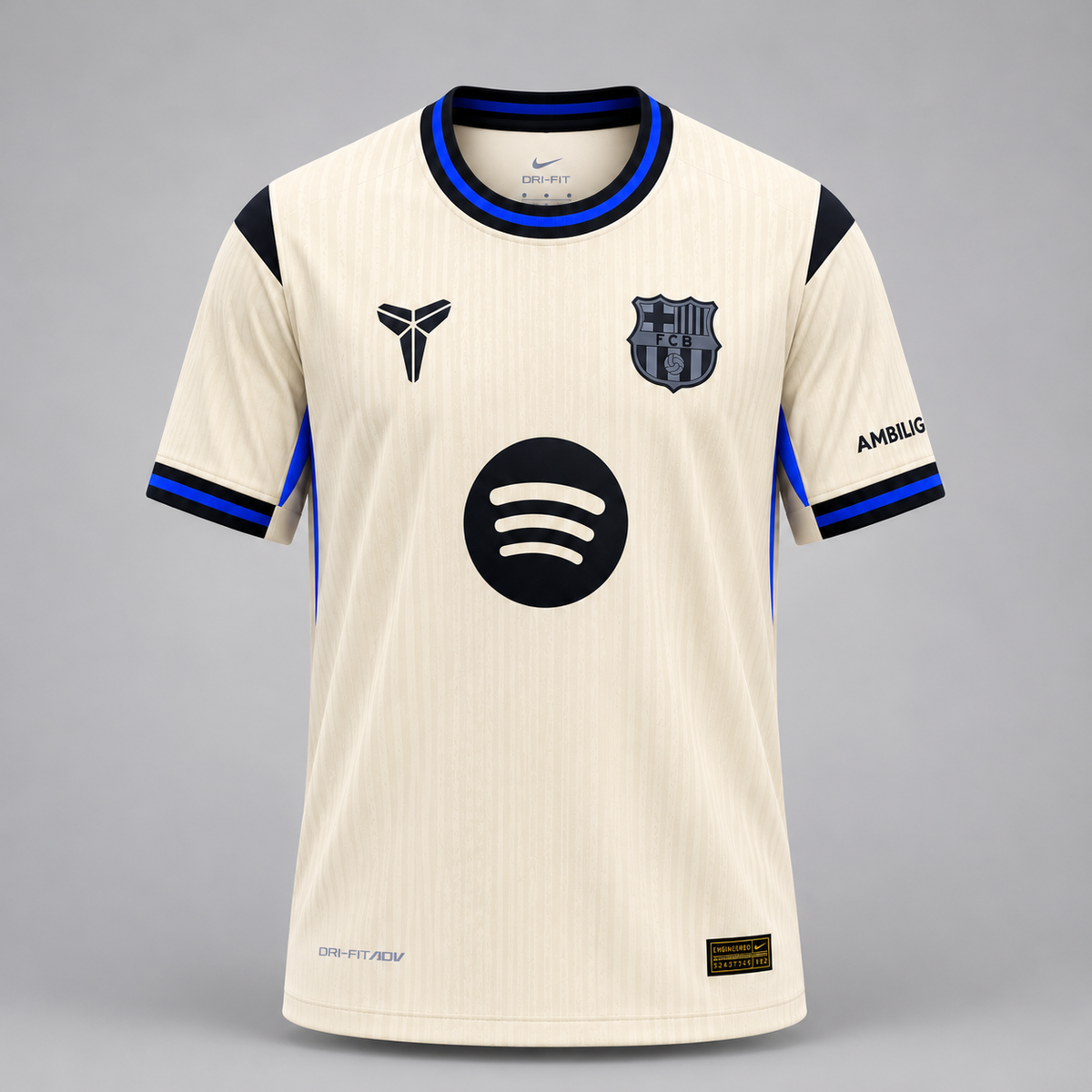 CAMISETA BARCELONA VERSION JUGADOR EDICION ESPECIAL INSPIRADA EN KOBE BRYANT 2025
